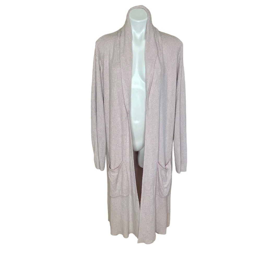 Barefoot Dreams bamboo chic lite pink robe duster size 3/large balletcore
